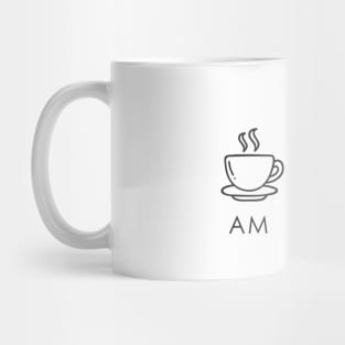 AM PM Beer Mug